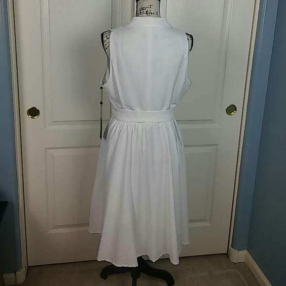 Tommy Hilfiger textured shirt dress - Picture 2 of 5